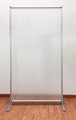 Vendooh! Trennwand aus Polycarbonat transparent Büro Studio Shop whl800 N