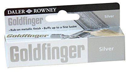 Daler-Rowney Goldfinger Gilding Colours, Aluminium Tube, 0.74oz - 22 ml, Silver Imitation