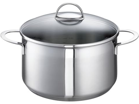 Schulte-Ufer Fleischtopf Wave Ø 24 cm, ca. 5,50 l, Edelstahl