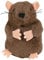 Trixie Maulwurf Plüsch mit Sound, 5 cm