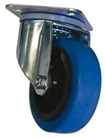 Tente 37033 - Lenkrolle 100 mm mit blauem Rad