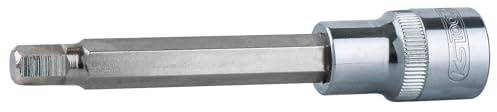 KS Tools 918.3916 3/8 CHROMEplus Bit-Stecknuss Innensechskant lang, 6mm