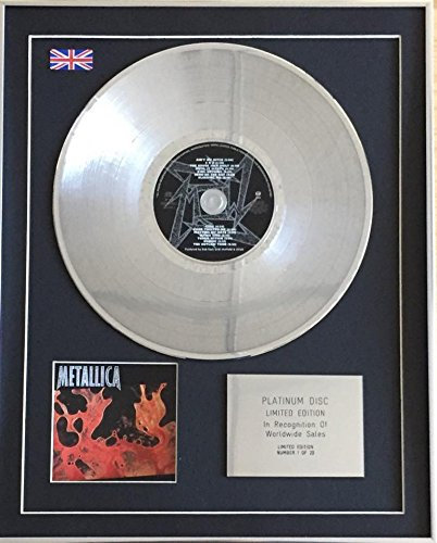 Century Music Awards METALLICA Edtn CD Platin Disc – Laden