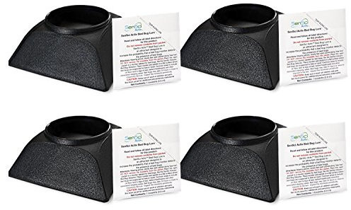 SenSci ActivVolcano Bed Bug Monitor and Lure - 4 Pack - Volcano Bed Bug Monitor and Activ Bed Bug Lure