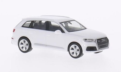 Audi Q7, weiss, Modellauto, Fertigmodell, Herpa 1:87