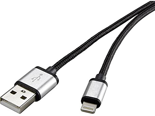 Renkforce Apple Lightning Anschlusskabel für Apple iPod/iPad/iPhone 0,5 m