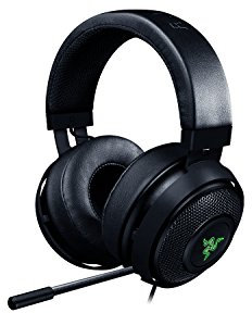 Razer Kraken PRO V2 Oval Cuffie da Gaming Analogiche Over-Ear per PC, Driver Audio da 50 mm e Struttura in Alluminio per Elevata Durata, Nero