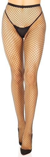 Leg Avenue Women's Micro Net Fishnet Pantyhose Tights, Black Industrial Net, One Size
