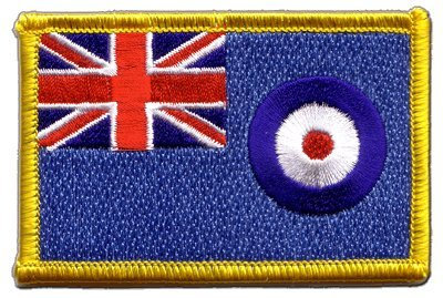 Aufnäher Patch Flagge Großbritannien Royal Airforce - 8 x 6 cm
