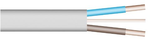 Electrovision 6 Mm<sup>2</sup> Twin & Earth 6242Y Basec Approved Cable. 10 M Coil Grey