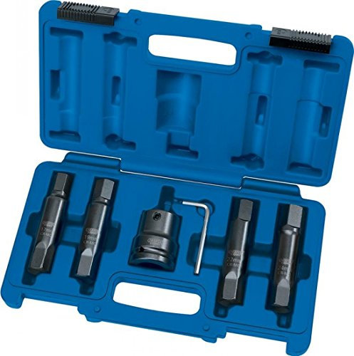 Draper Expert 04280 3/4-inch Square Drive Impact Socket and Hexagonal Bit Set (6 Pieces)