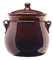 Colì Maioliche E Terrecotte Dal 1650 Brunella Pentola Bombata con Coperchio, Ceramica, Marrone, 20 cm