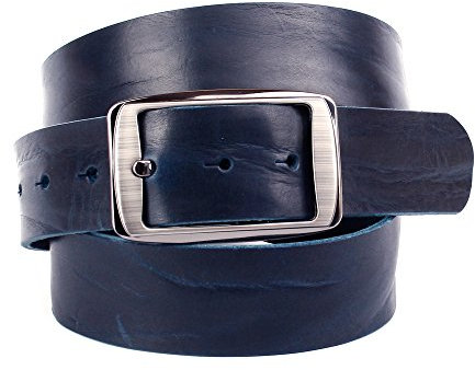 Anthoni Crown Herren 1J380 Gürtel, Blau (Blau 080), 100