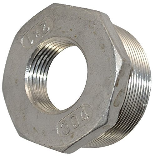 2 AG x 1 IG Reduziernippel M/F Gewindefitting Reduzierstück SS 304 BSPT