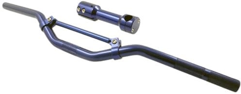 2EXTREME Downhill Lenker mit Aufnahme blau kompatibel mit Yamaha Aerox/MBK Nitro