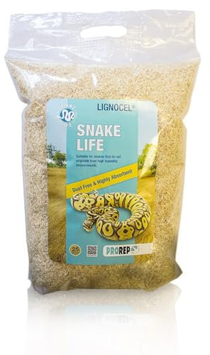 ProRep Snake Life Substrate 25L | Lignocel Substrate | Dust Free | 25L Bag