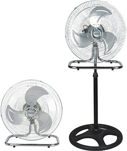 Ravanson WT-7046 3 en 1 Ventilateur de Table / Ventilateur sur Pied / Ventilateur de Bureau Diamètre: 50cm, Puissance: 80W, 3 Vitesses