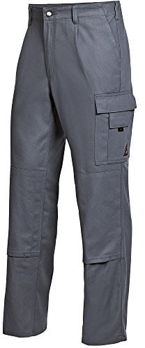 BP 1486-060-53-47 Arbeitshosen, mit elastischem Rückenteil, 300,00 g/m² Reine Baumwolle, dunkelgrau, 47