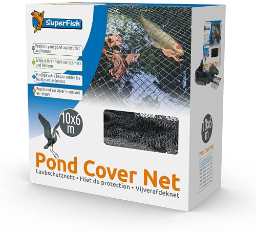 Superfish Pond Cover Net with 10 Pegs 10m x 6m 500g