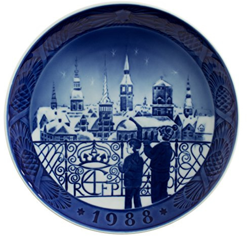 ROYAL COPENHAGEN PIATTO DI NATALE 1988 ORIGINALE PORCELLANA PRIMA SCELTA