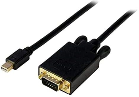 StarTech.com Câble mini DisplayPort vers VGA - Câble/Cordon Adaptateur Convertisseur d'Écran mDP vers VGA de 3 m - 1920 x 1200 - Noir (MDP2VGAMM10B)