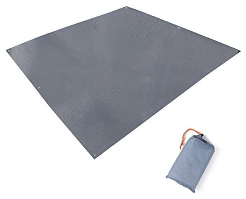 TRIWONDER Toldo de Tiendas de Campaña Impermeable Lona de Carpa Ligera para Acampar Picnic Playa al Aire Libre (Gris)