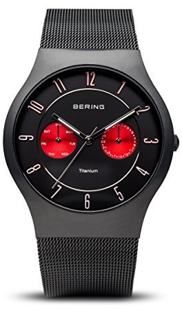 BERING Herren Uhr Quarz Movement - Titanium Collection mit Edelstahl und Saphirglas 11939-229 Armbandsuhren - 5 ATM