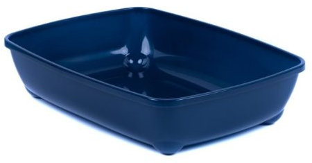 XXL Katzentoilette Schalentoilette 57 cm blau