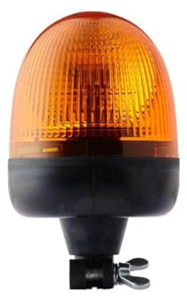 HELLA 2RL 009 506-001 Halogen-Rundumkennleuchte - Rota Compact - 12V - gelb - Rohrstutzen, flexibel