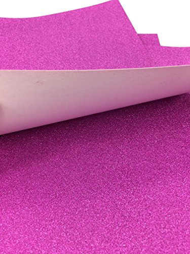 Misscrafts 10 Bögen Glitzerkartonpapier, A4, zum Basteln zu Weihnachten und Geburtstag, Einpackpapier, Bastelkarton Lilac