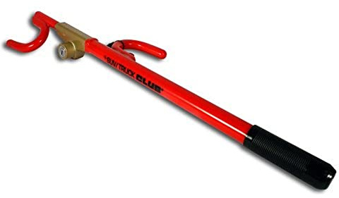 The Club 2100 Truck/SUV Club Steering Wheel Lock, Red