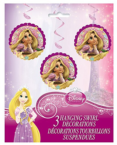Rapunzel Disney 3 Swirl Girlanden zum Aufhängen