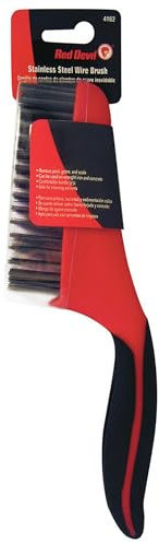 Red Devil 4162 Stahlbürste mit weichem Griff, Edelstahl, 25,4 cm