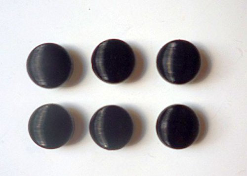 Nähstübl 6 Ösenknöpfe 13 mm schwarz Halbkugel
