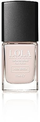 Lola Make Up by Perse Nail Polish Quick Dry Instant Gloss Ultra Long Lasting High Shine Finish Nail Paint for Women, Vegan and Cruelty-Free Cosmetic, Snow White (018), 11ml
