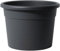 Telcom Cilindro Diana ICIL 60 Vaso cilindrico di plastica per Piante, Diametro 60 cm, Altezza 45 cm, Colore: Antracite