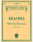 Johannes Brahms Fifty-One Exercises For The Piano Pf