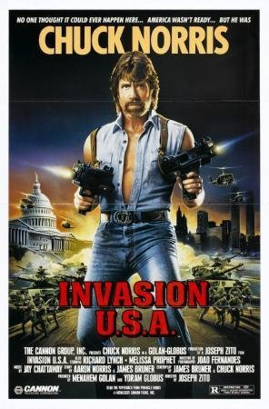 Invasion Usa Chuck Norris Movie Poster 28 cm x43cm 11inx17in by POSTERS