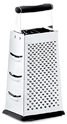 Lagostina 012335120100 Les Indispensables Râpe avec 4 Faces Acier Inoxydable INOX 25 x 11,5 x 9 cm