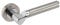 Access Titan Twin Finish Door Handle Lever On Rose - Polished Chrome/Satin Chrome