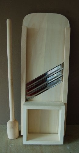 Krauthobel, Krautschneider 65 x 24 cm 3 Messer + Krautstampfer gratis! Gemüsehobel Sauerkraut selbermachen Milchsäuregärung Fermentation Rezepte