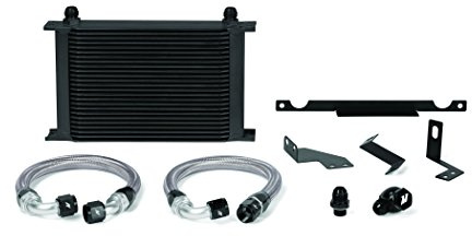 Mishimoto MMOC-EVO-01BK Oil Cooler Heat Exchanger Kit Compatible With Mitsubishi Lancer Evo 7/8/9 2001-2007 Black