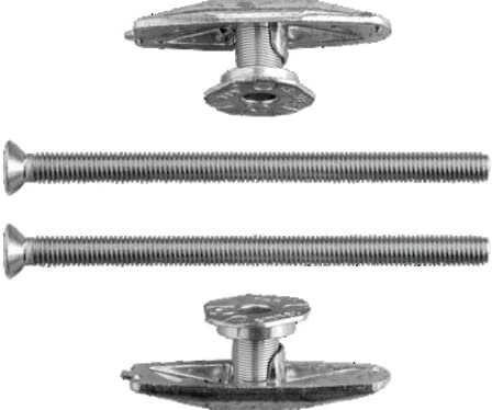 Olfa - Chevilles à bascule pour abattant de wc - OLFCH7SFCHEVN