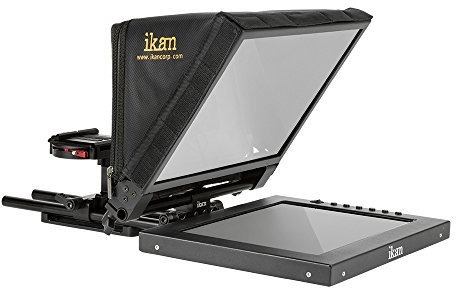 Ikan PT1200 Portable Teleprompter Kit 30,48 cm schwarz 12 Inch Monitor
