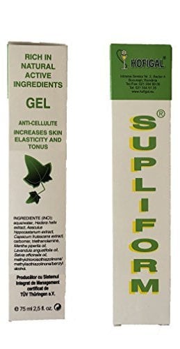 HOFIGAL 2 x Heiß Anti Cellulite Abnehmen Creme Gel Chilli 2 x 75ml, Fettverbrennung Schnell für die Oberschenkel