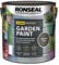 RONSEAL RSLGPCG25L Garden Paint Charcoal, Grey, 2.5 Litre