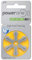 Pack of 6 Battery Powerone Typ P 10 Hearing Aid Batteries