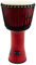 World Rhythm MDJ003-RD Ziegenleder PVC Djembe Trommel 30,5 cm (12 Zoll) rot