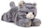 Unbekannt Stofftier Katze 28 cm, grau, Kuscheltiere Plüschtiere Katzen Kätzchen Kater Haustiere Tiere