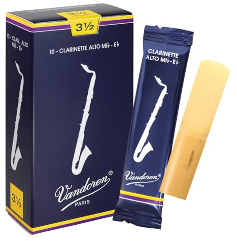 Vandoren Alto Clarinet Reeds – Box of 10 – Strength 3.5